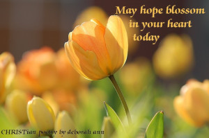 Spring's Hope ~ CHRISTian poetry by deborah ann